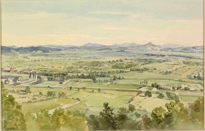 Ljubljansko Barje with Roznik by Ladislav Benesch
